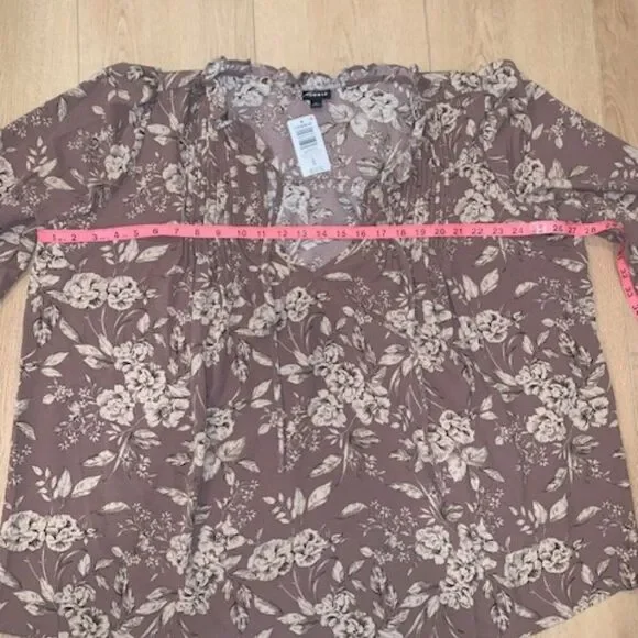 🌸 Torrid Plus Size Boho Long Sleeve Blouse – Size 4 🌸 - Picture 2 of 6